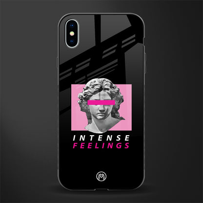 intense feelings glass case for iphone xs max image