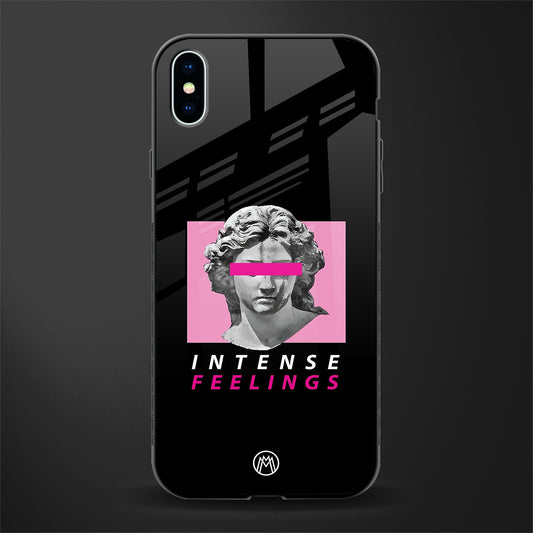 intense feelings glass case for iphone xs max image