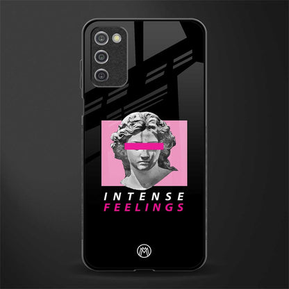 intense feelings glass case for samsung galaxy a03s image