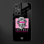 intense feelings glass case for redmi 10 prime image