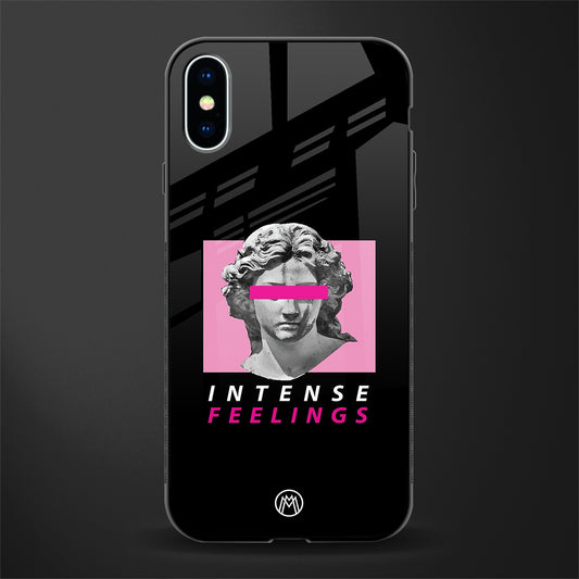intense feelings glass case for iphone xs image
