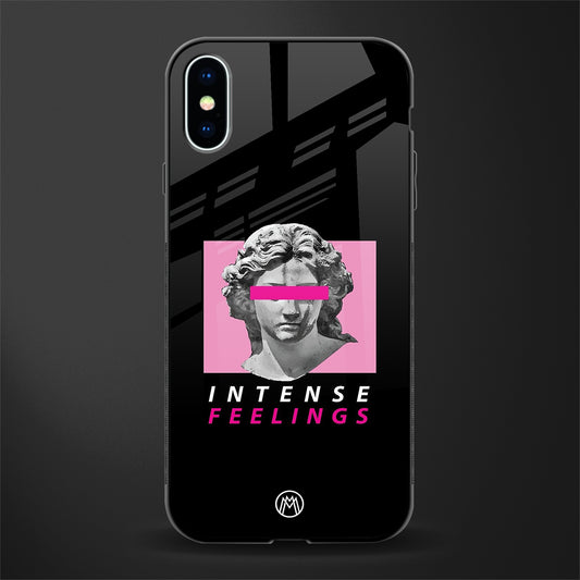 intense feelings glass case for iphone x image