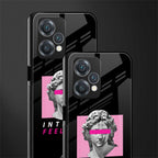 intense feelings back phone cover | glass case for oneplus nord ce 2 lite 5g