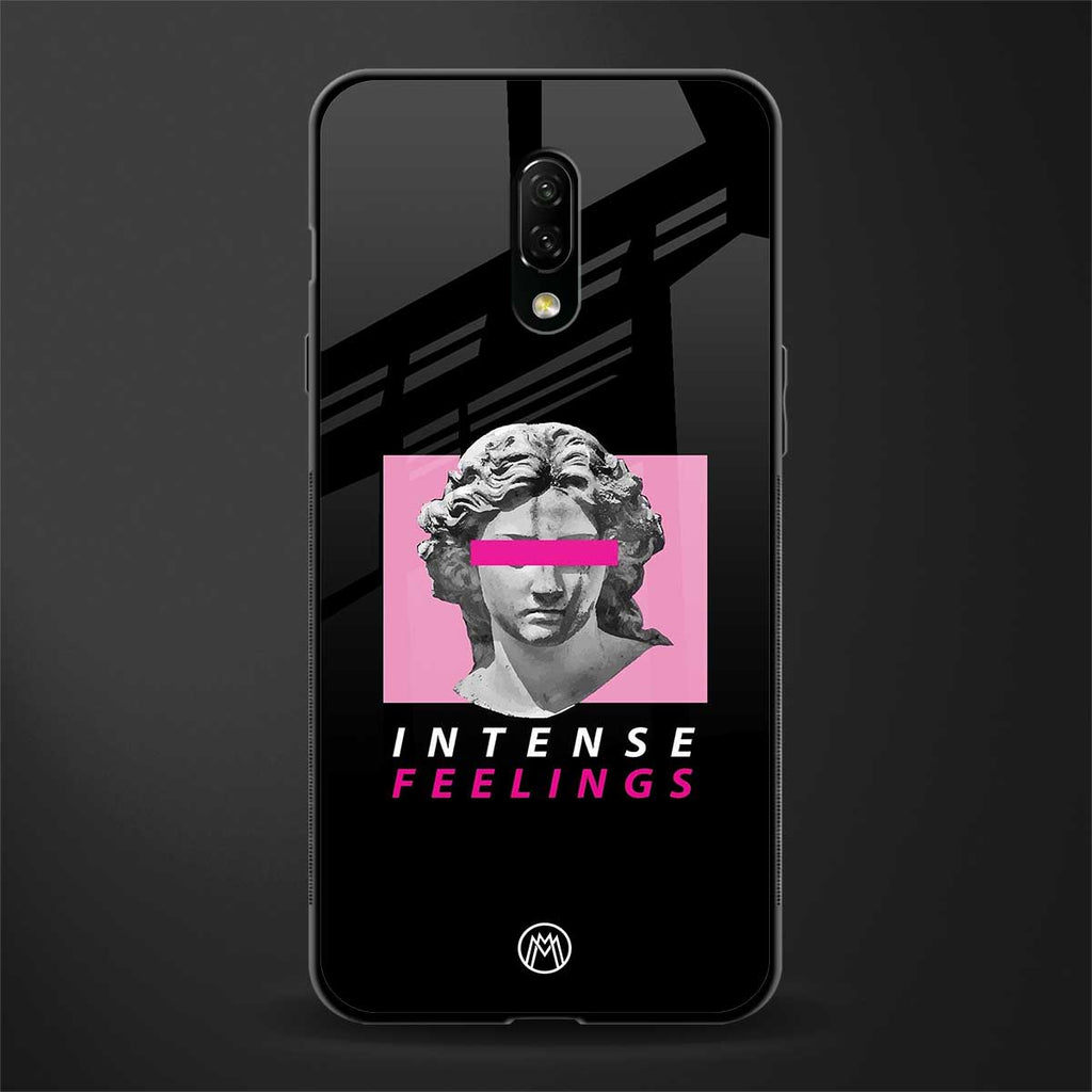 intense feelings glass case for oneplus 7 image