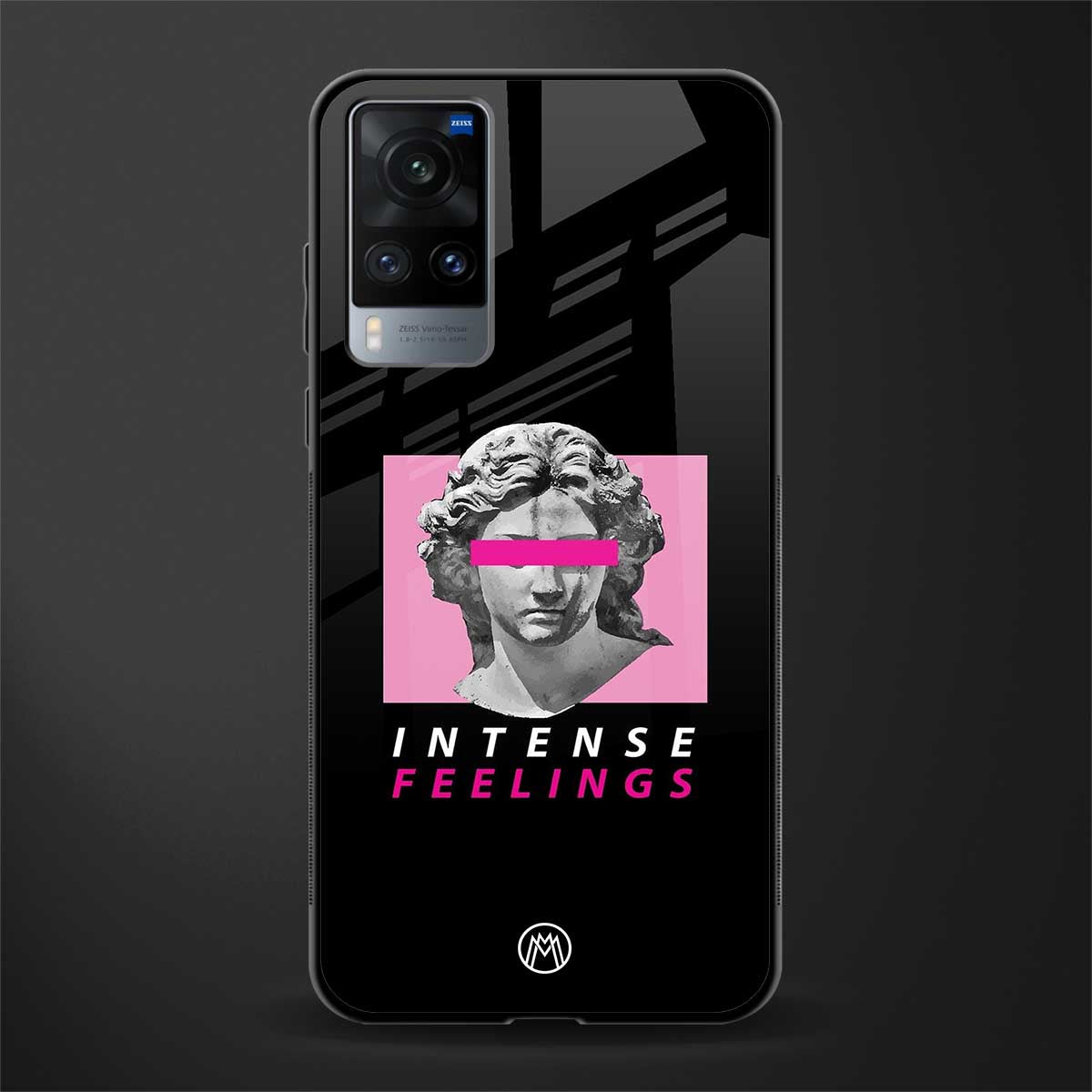 intense feelings glass case for vivo x60 image