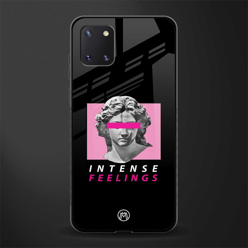 intense feelings glass case for samsung a81 image