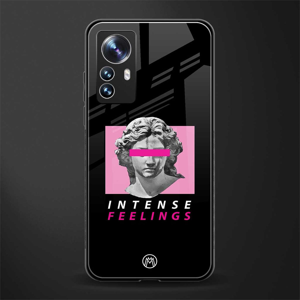 intense feelings back phone cover | glass case for xiaomi 12 pro