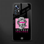intense feelings back phone cover | glass case for xiaomi 12 pro