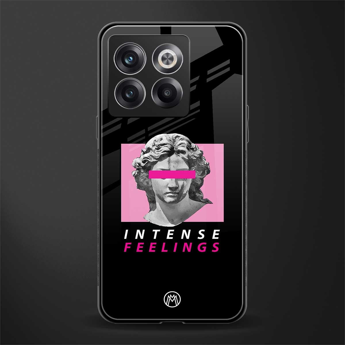 intense feelings back phone cover | glass case for oneplus 10t