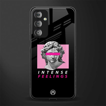 intense feelings back phone cover | glass case for samsung galaxy f23 5g