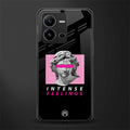 intense feelings back phone cover | glass case for vivo v25-5g