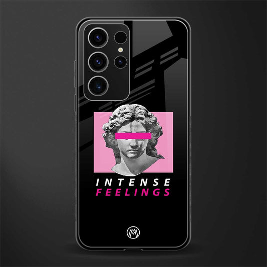intense feelings glass case for phone case | glass case for samsung galaxy s23 ultra