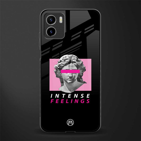 intense feelings back phone cover | glass case for vivo y72