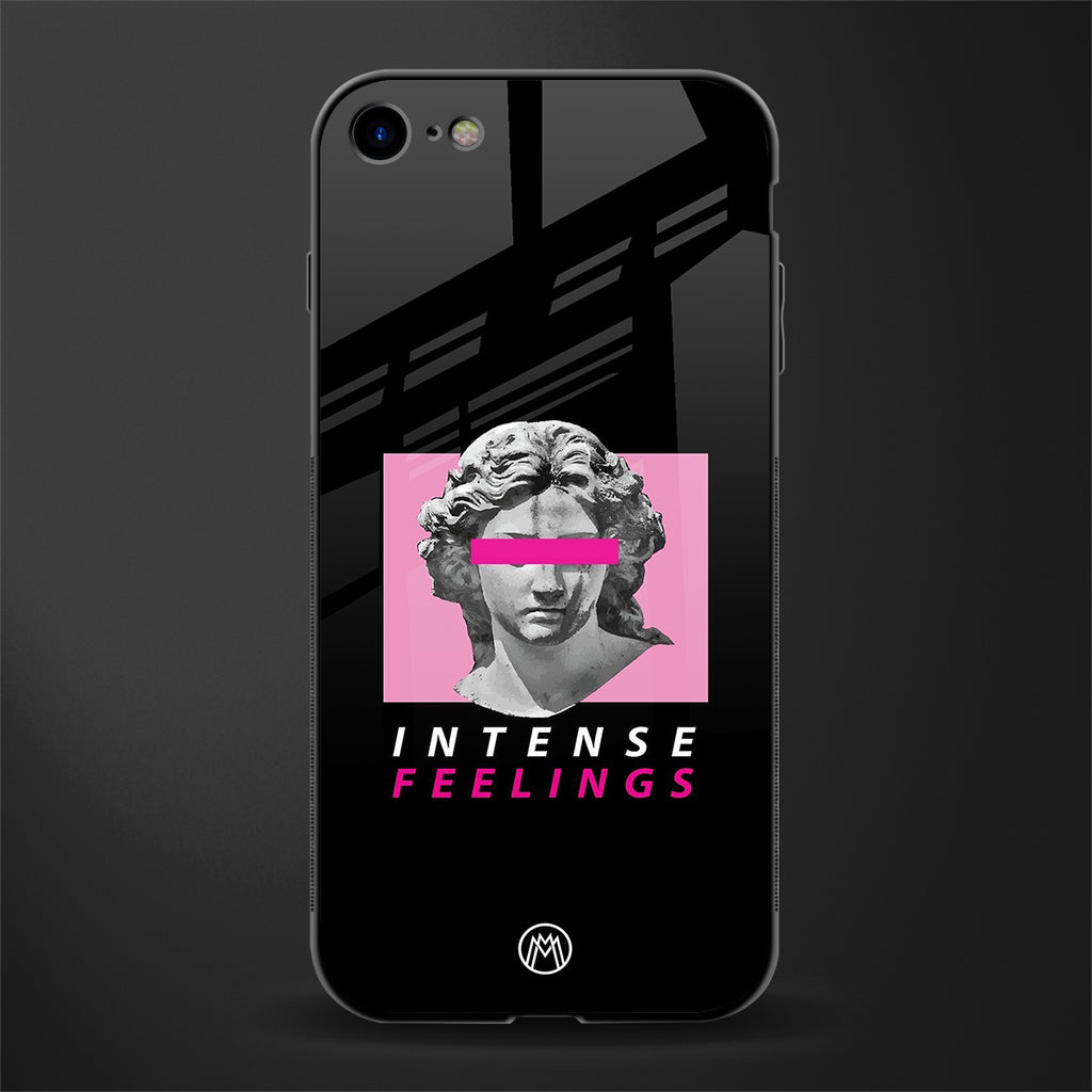 intense feelings glass case for iphone se 2020 image