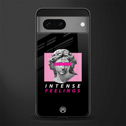 intense feelings back phone cover | glass case for google pixel 7