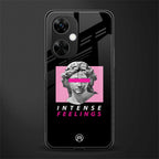 intense feelings back phone cover | glass case for oneplus nord ce 3 lite