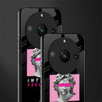intense feelings back phone cover | glass case for realme 11 pro 5g