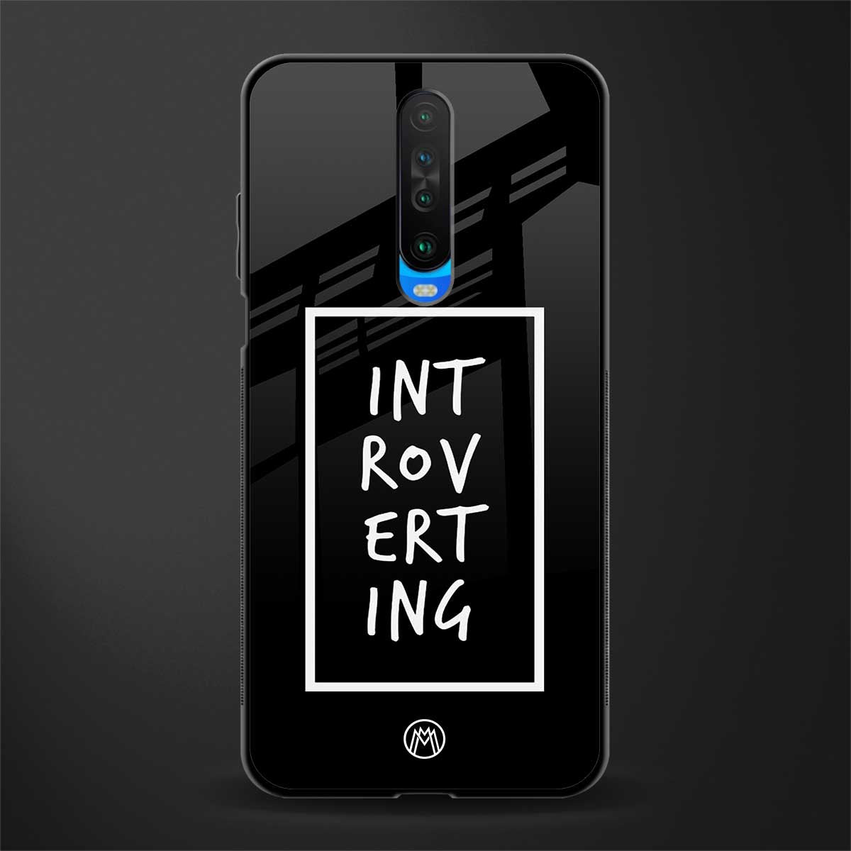 introverting glass case for poco x2 image