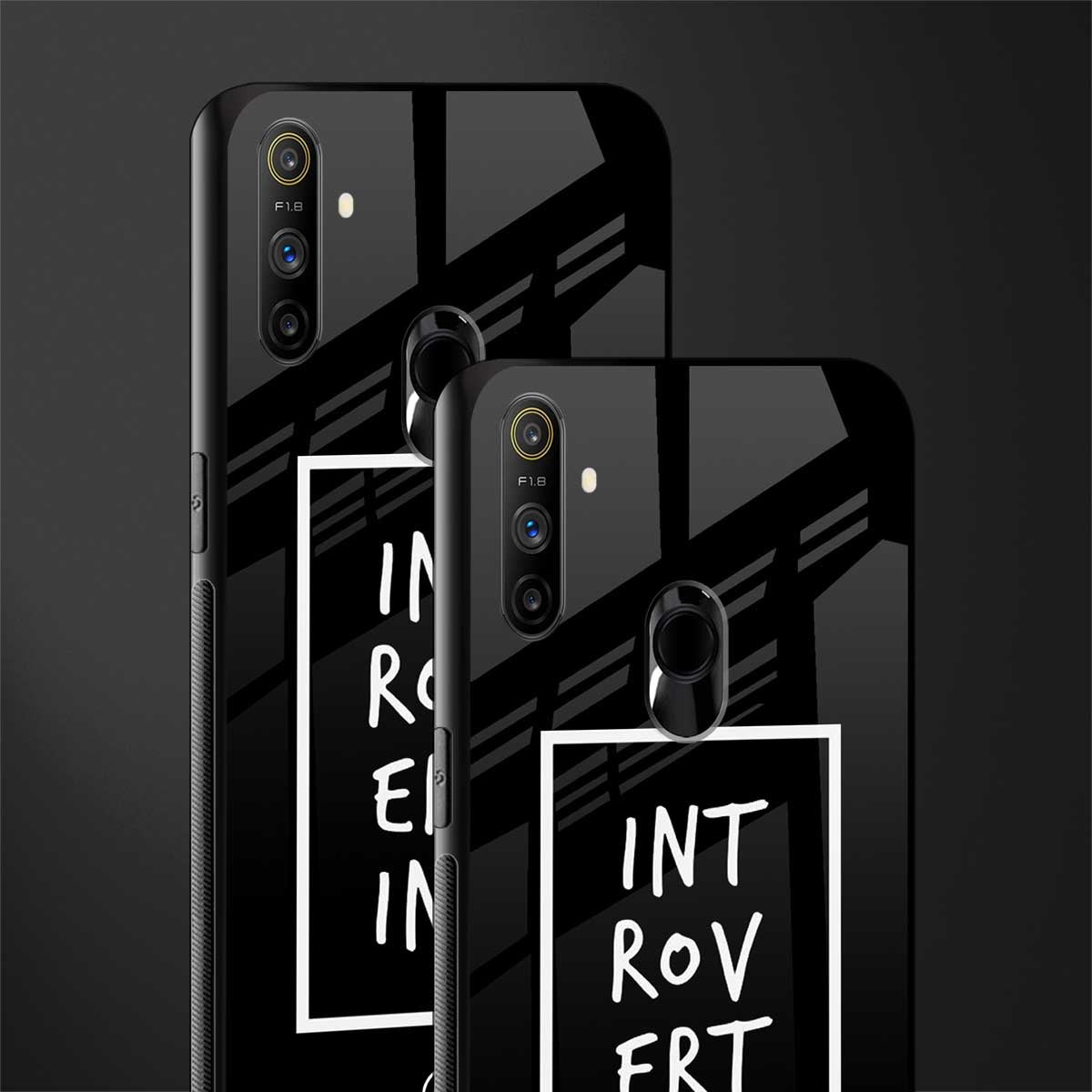 introverting glass case for realme narzo 10a image-2