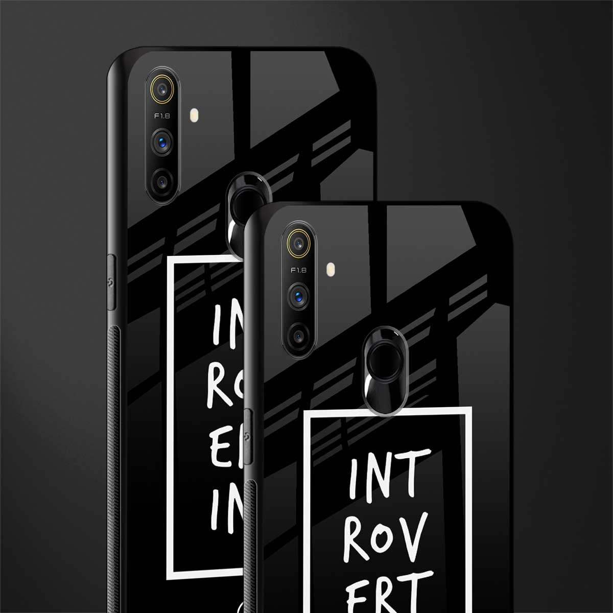 introverting glass case for realme narzo 20a image-2