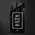 introverting glass case for realme narzo 20a image