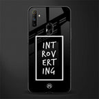 introverting glass case for realme narzo 20a image