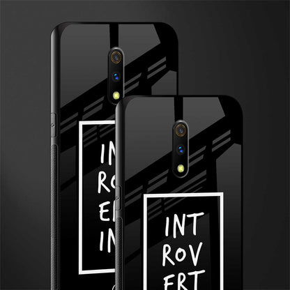 introverting glass case for realme x image-2