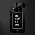 introverting glass case for oppo reno 3 pro image
