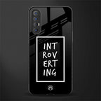 introverting glass case for oppo reno 3 pro image