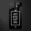 introverting glass case for oppo reno 2f image