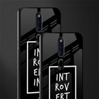 introverting glass case for oppo f11 pro image-2