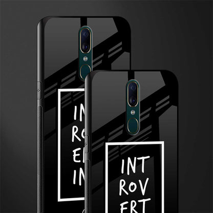 introverting glass case for oppo f11 image-2