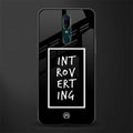 introverting glass case for oppo f11 image