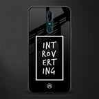 introverting glass case for oppo f11 image