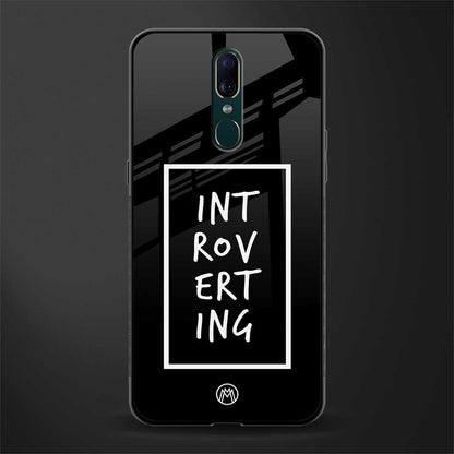 introverting glass case for oppo f11 image