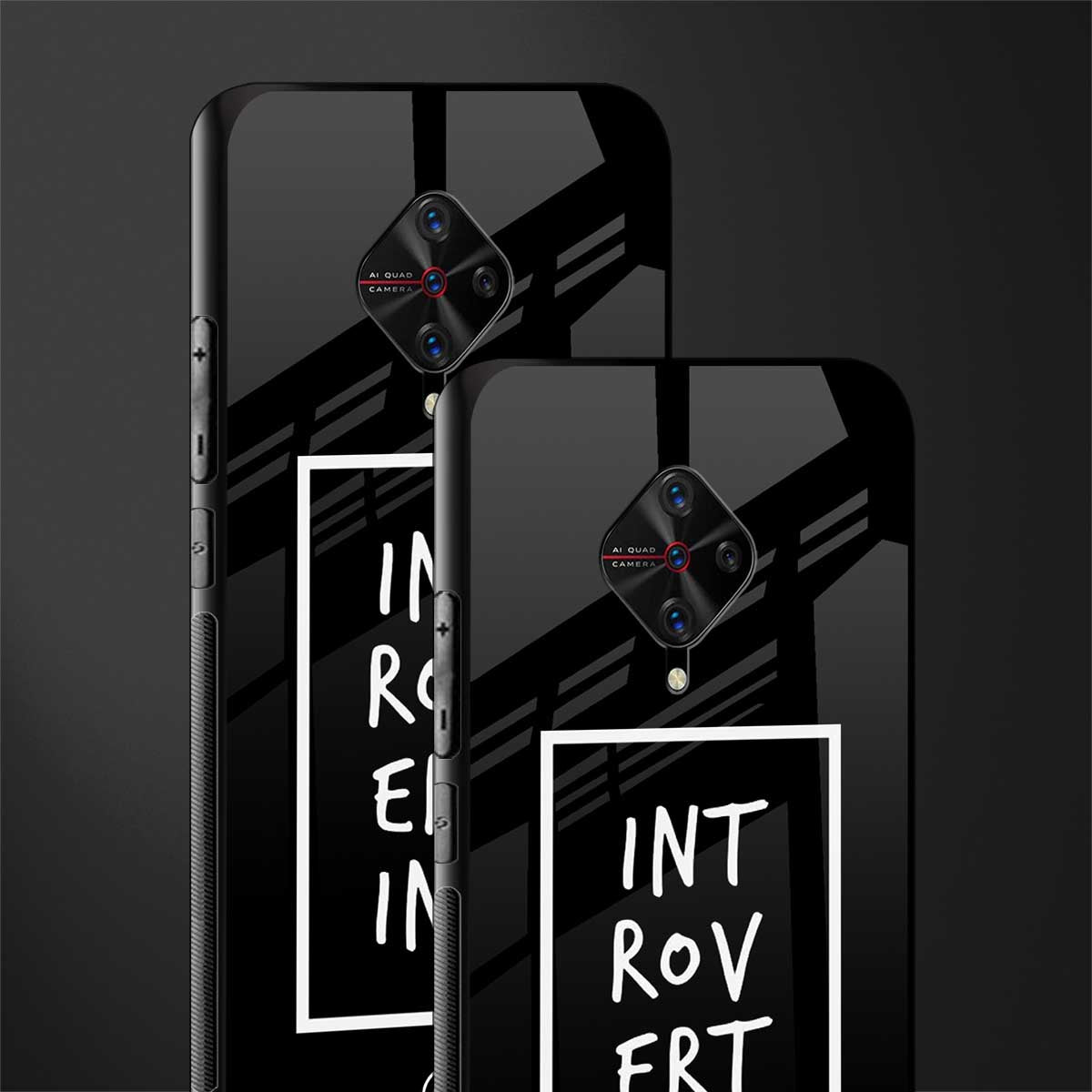 introverting glass case for vivo s1 pro image-2