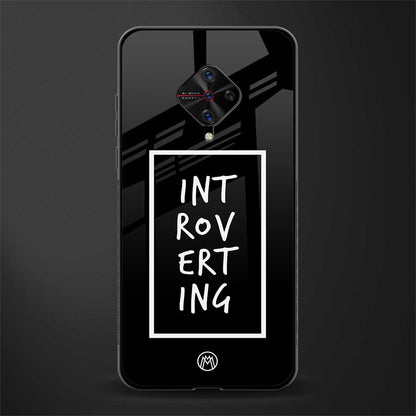 introverting glass case for vivo s1 pro image