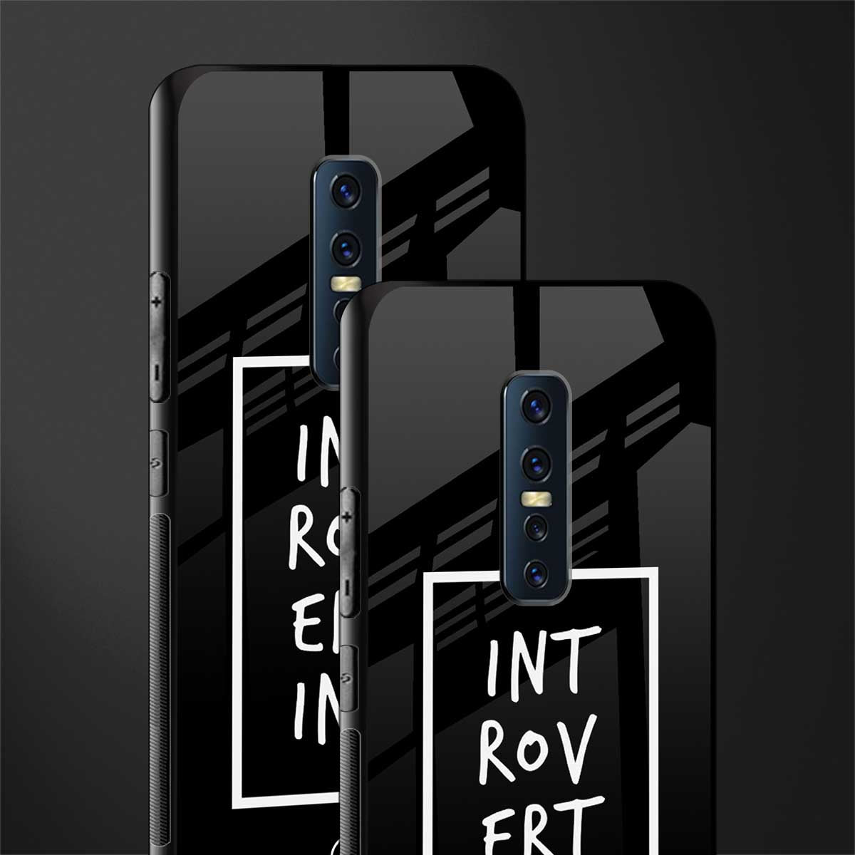 introverting glass case for vivo v17 pro image-2