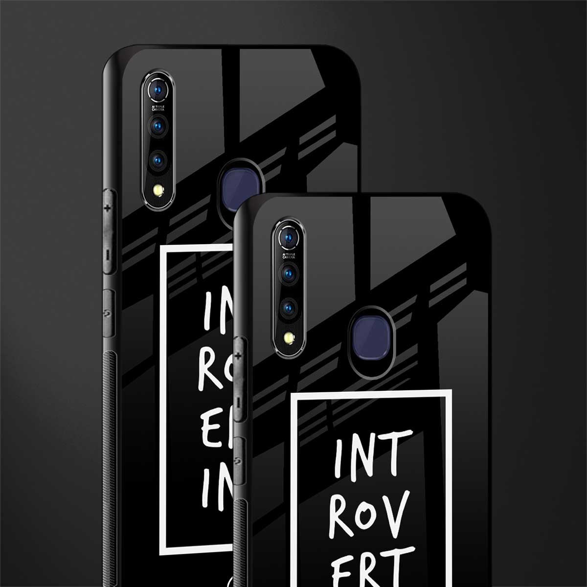 introverting glass case for vivo z1 pro image-2