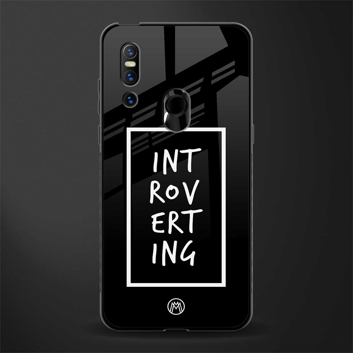 introverting glass case for vivo v15 image