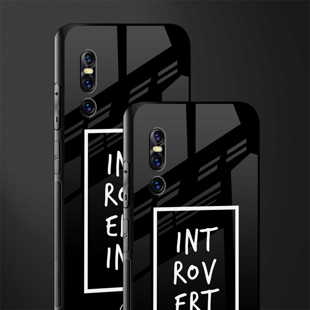 introverting glass case for vivo v15 pro image-2