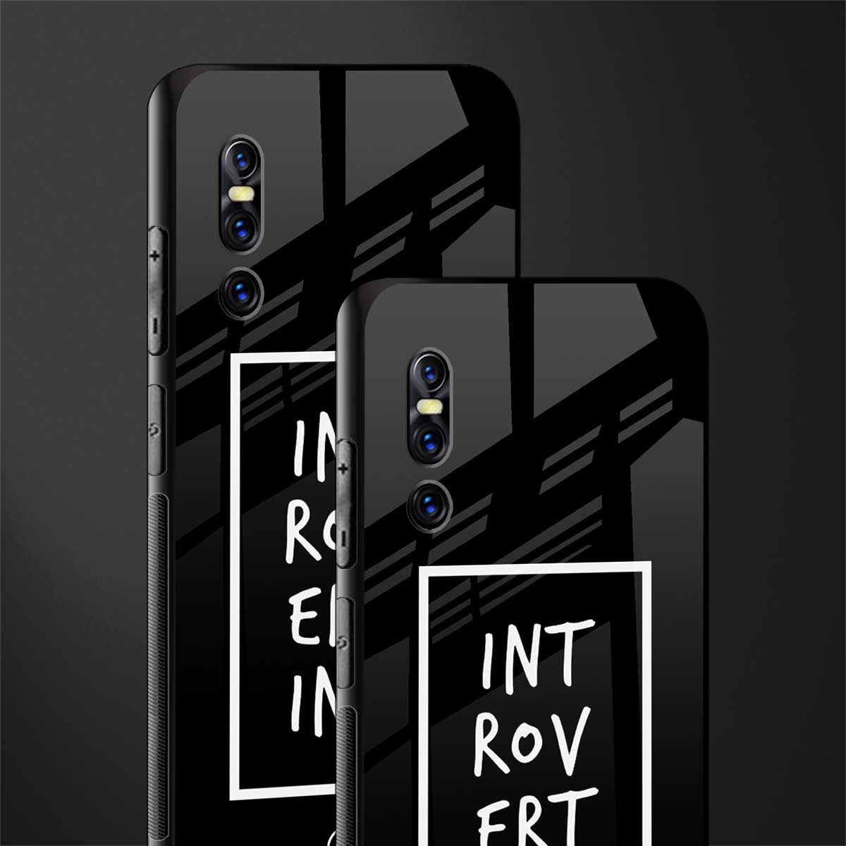 introverting glass case for vivo v15 pro image-2