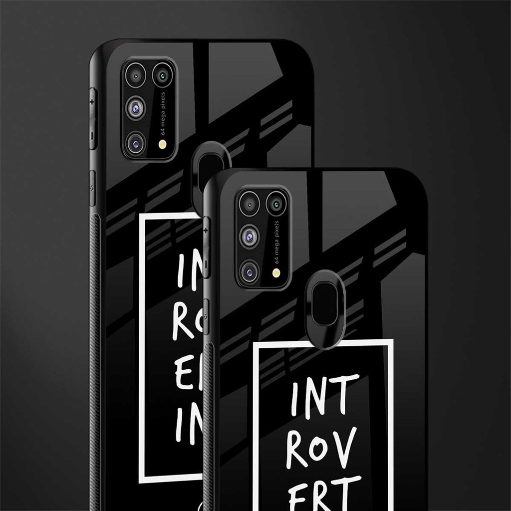 introverting glass case for samsung galaxy m31 image-2