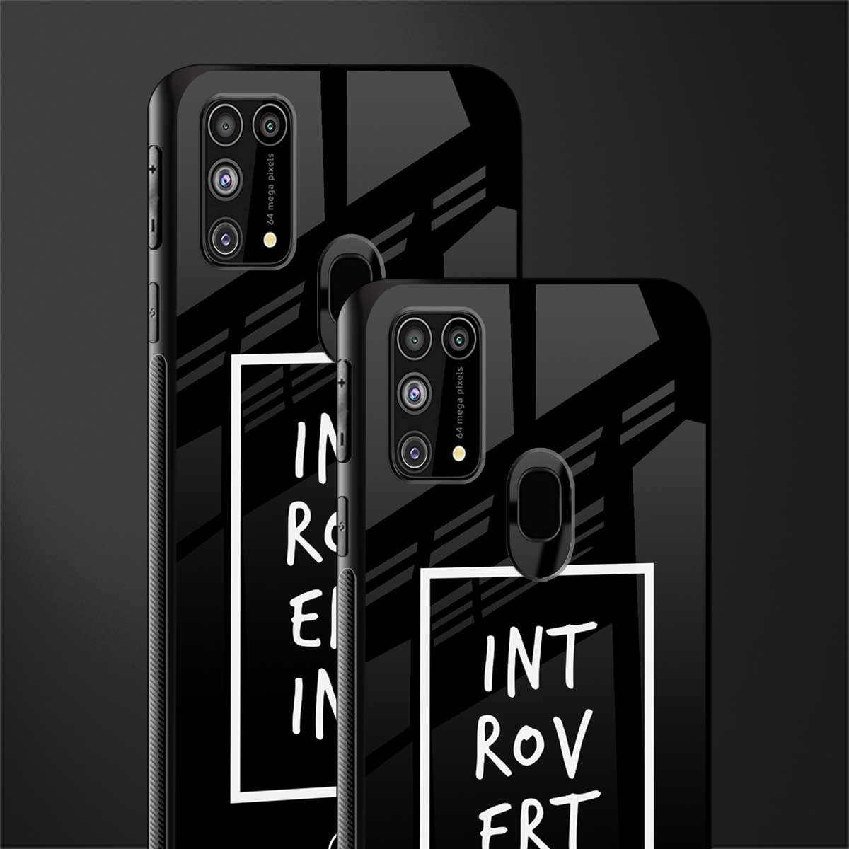 introverting glass case for samsung galaxy m31 image-2