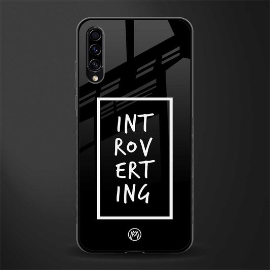 introverting glass case for samsung galaxy a50 image