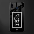 introverting glass case for samsung galaxy a30 image