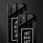 introverting glass case for samsung galaxy note 10 plus image-2