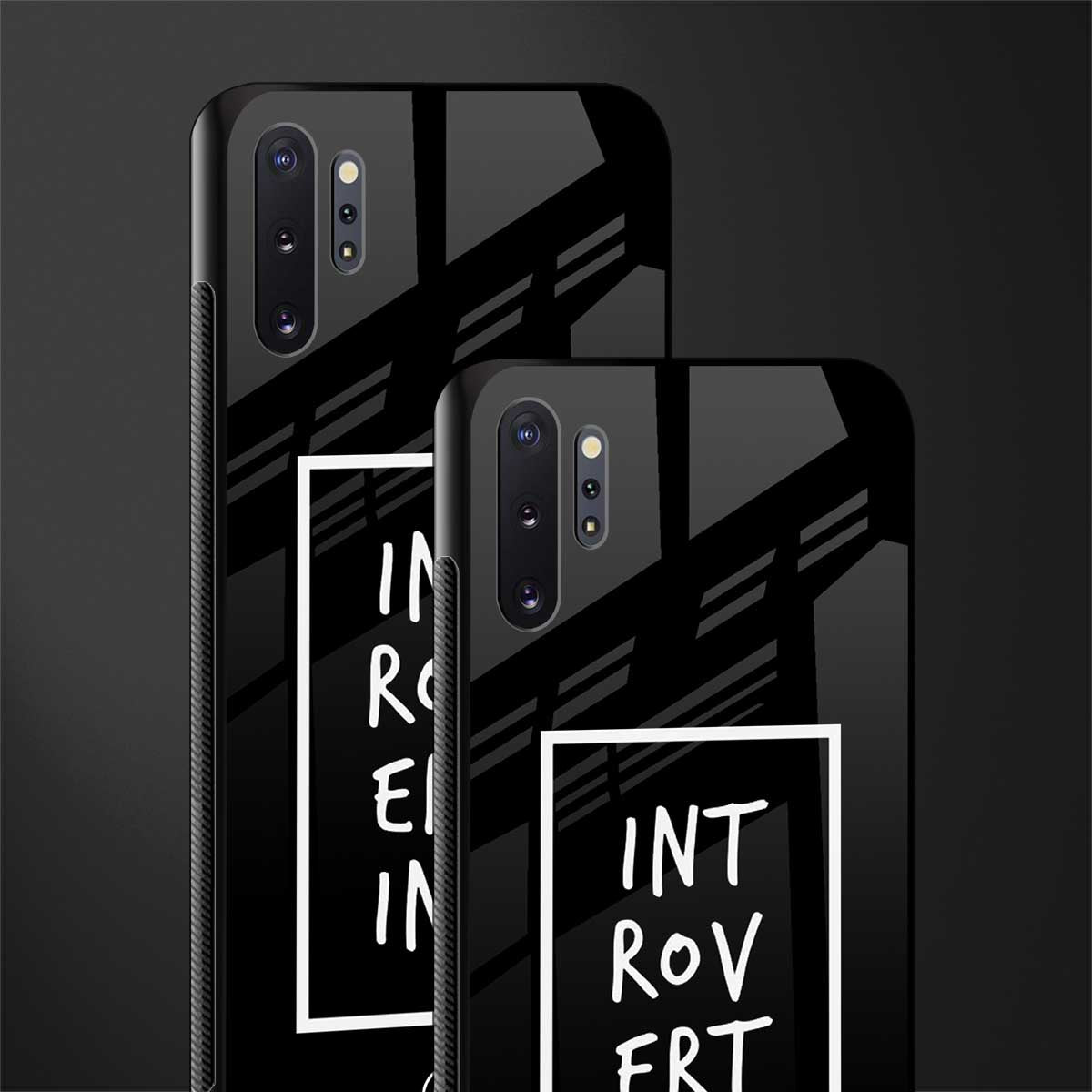 introverting glass case for samsung galaxy note 10 plus image-2