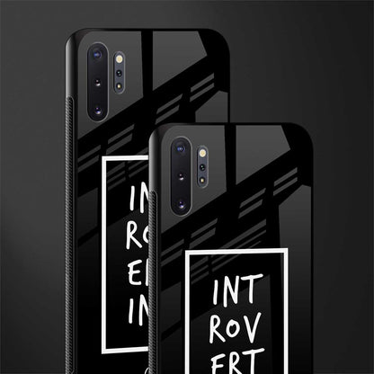 introverting glass case for samsung galaxy note 10 plus image-2