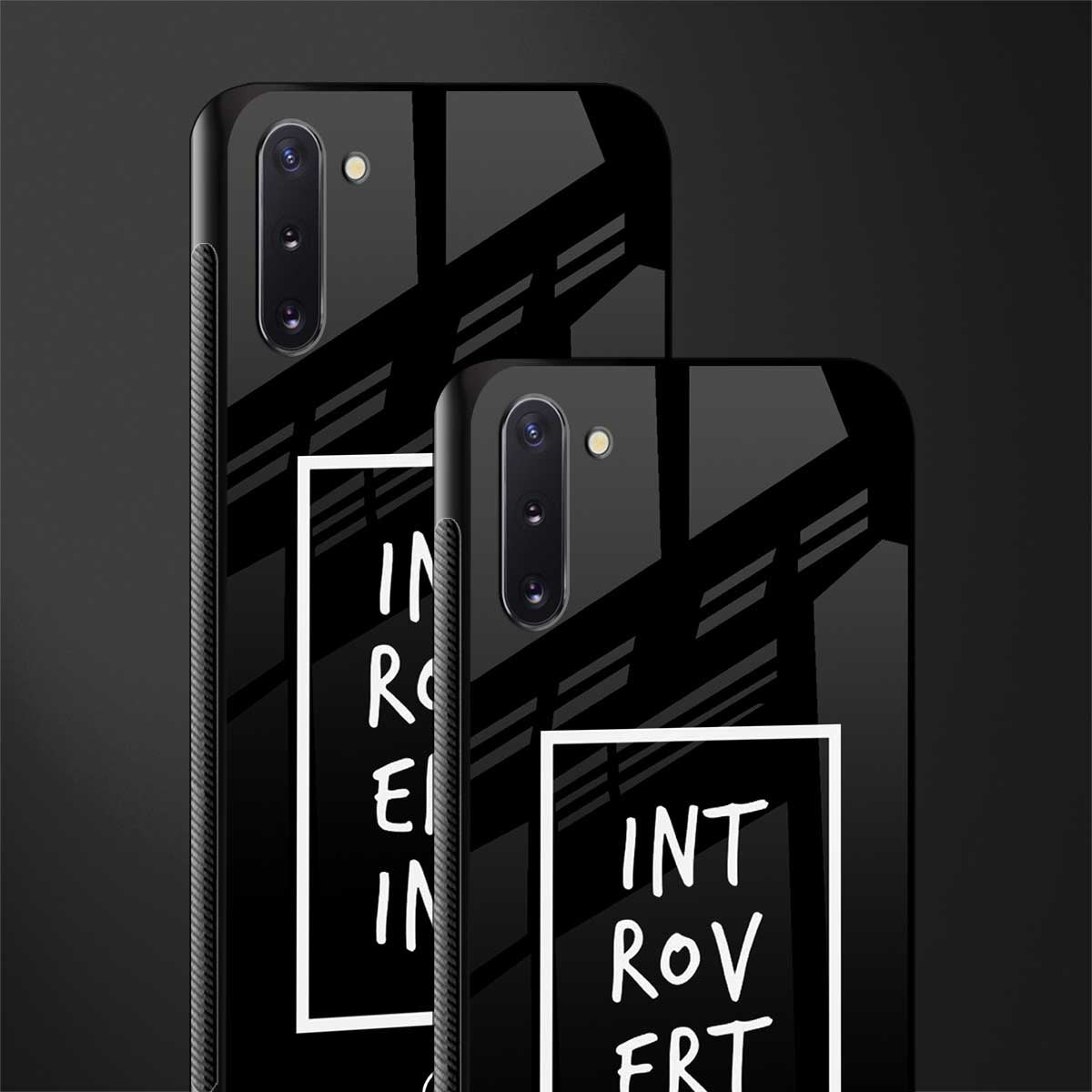 introverting glass case for samsung galaxy note 10 image-2